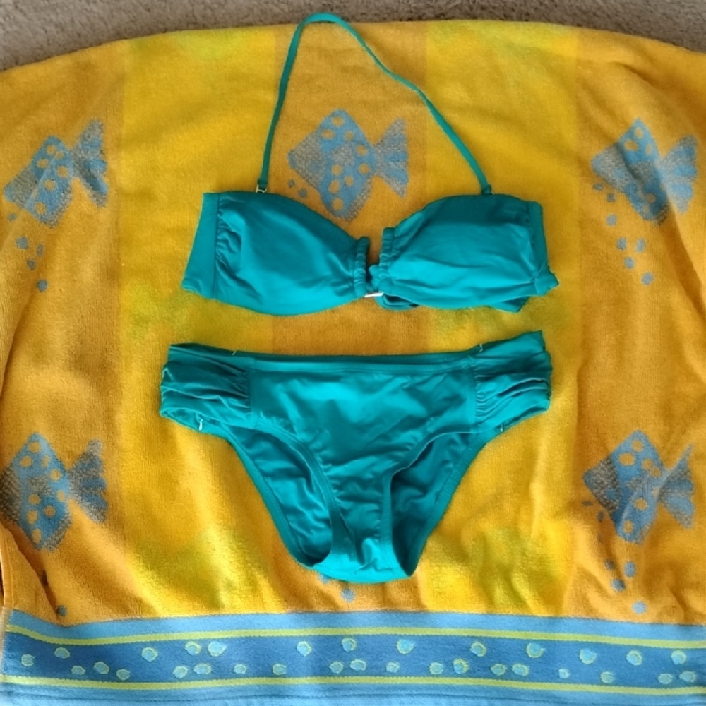 Bar III Teal Bikini